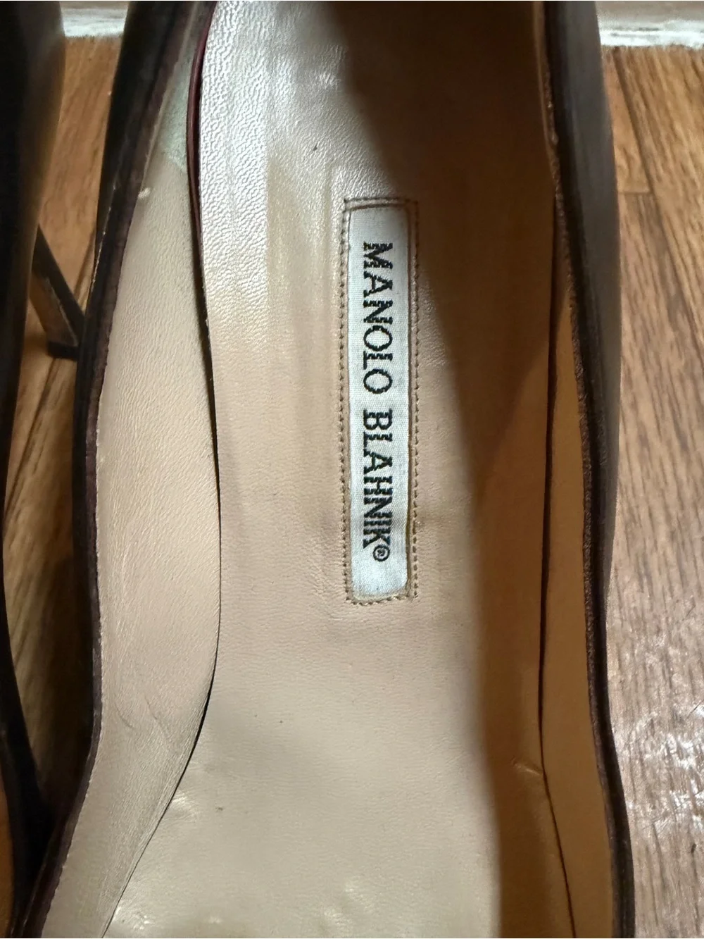 Manolo Blahnik sleek manolo